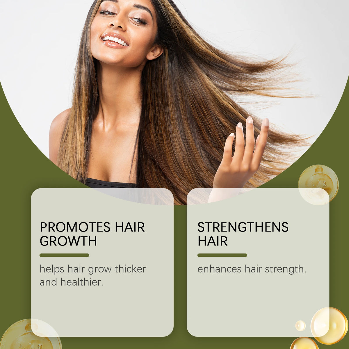 Nourishing Hair Oil and Scalp Treatment for Dry Damaged Hair Growth Repair
