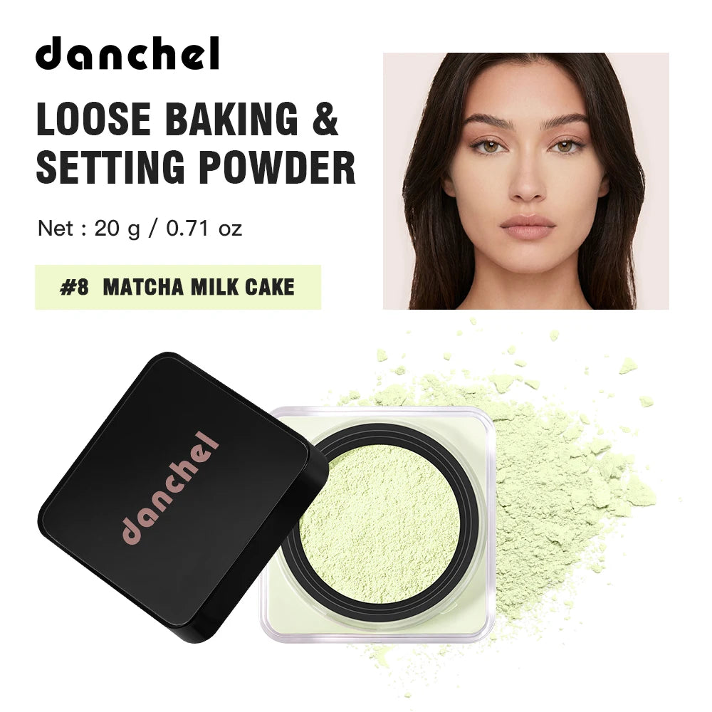 Loose Baking Setting Powder and Face Finishing Makeup for Long Lasting Matte Looks
