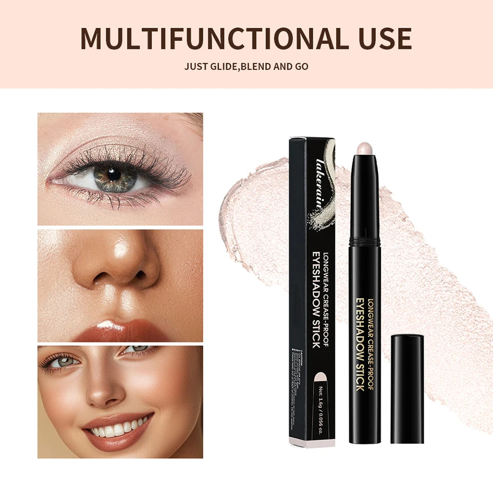 Eyeshadow Stick and Cream Makeup Pencil for Long Lasting Daily Eye Enhancement