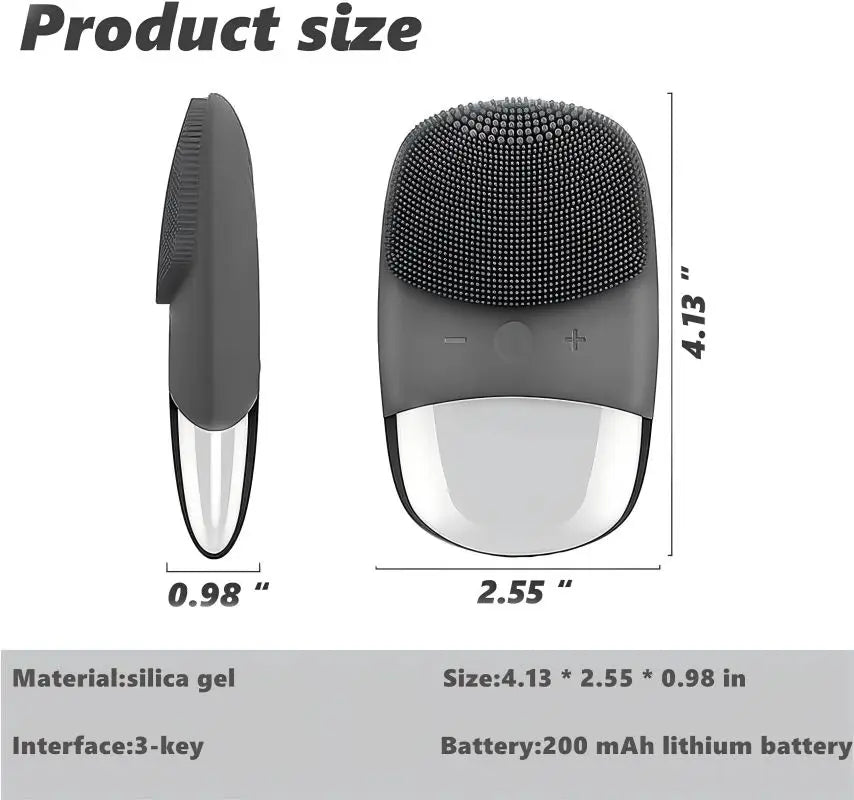 Electric Facial Cleansing Brush and Sonic Face Scrubber for Daily Skin Routine