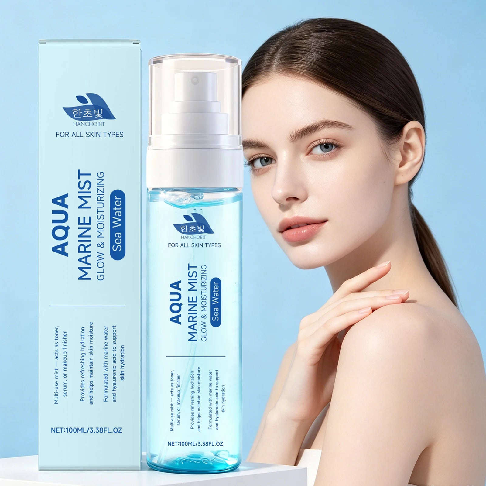 Sea Water Hydrating Mist and Moisturizing Face Spray for Daily Skin Refreshing - 3