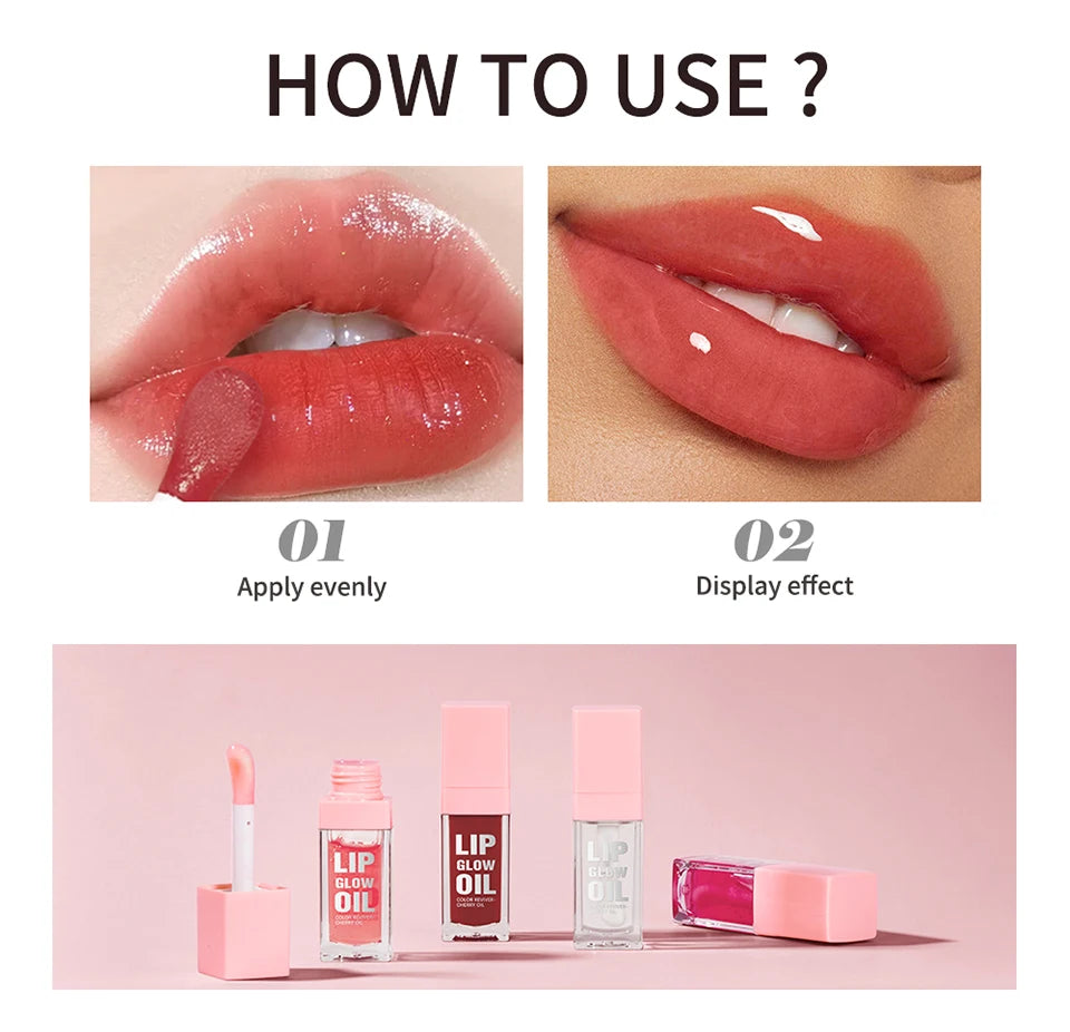 Moisturizing Lip Glow Oil and Hydrating Lip Glaze for Daily Care and Soft Lips - 14