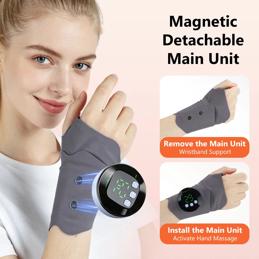 Electric Wrist Massager and EMS Support Brace for Muscle Relief and Daily Comfort - 3