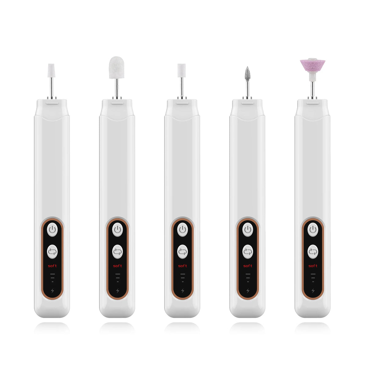 Electric Nail Drill and Manicure File Set for Salon Quality Home Nail Care