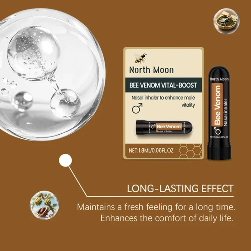 Bee Venom Nasal Inhaler and Vitality Support Stick for Daily Energy Boost - 11