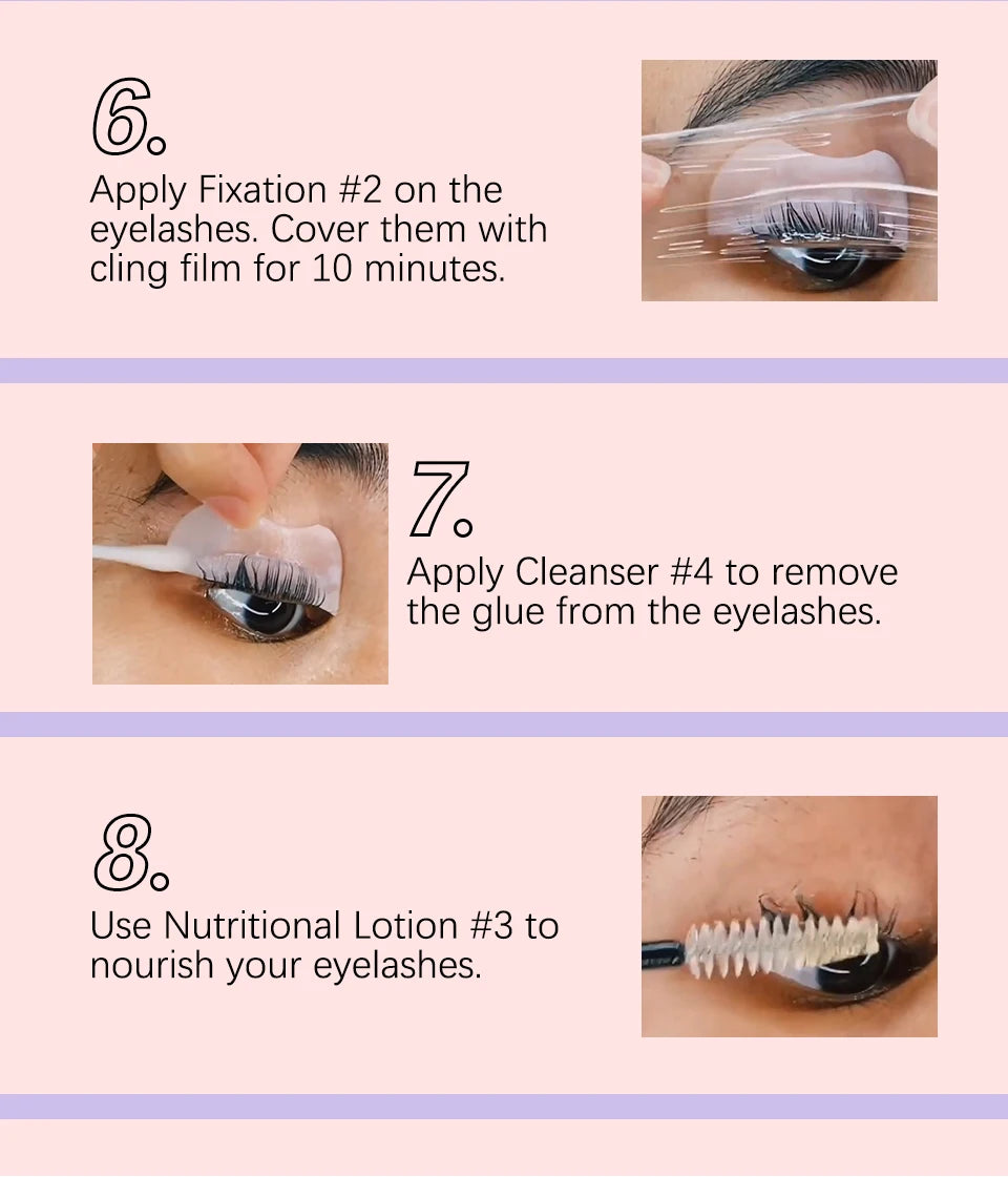 Lash Lift Kit and Eyelash Perming Set for Professional Home Beauty Treatments - 13
