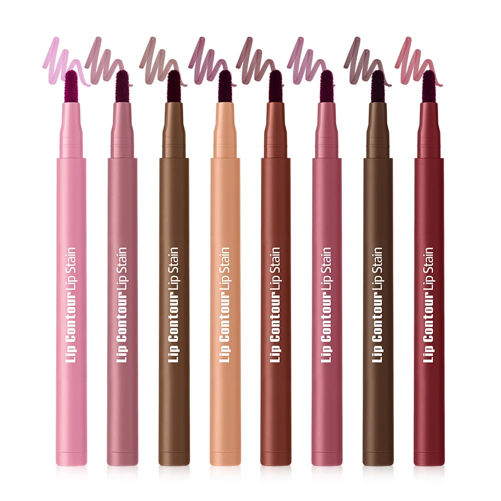 Lip Contour Lip Stain and Long Lasting Liner for Perfect Daily Makeup Looks