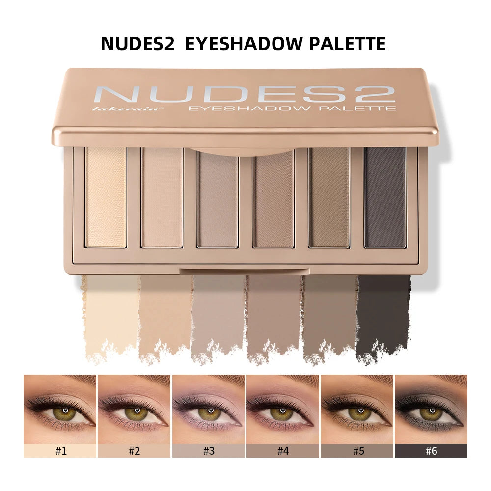 Eyeshadow Palette and Makeup Brush Set for Natural and Smoky Eye Looks - 19