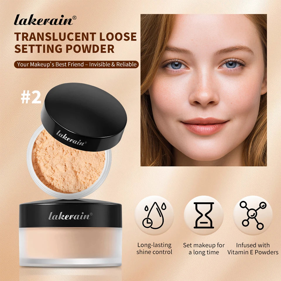 Translucent Loose Setting Powder and Matte Finishing Makeup for Daily Wear - 7