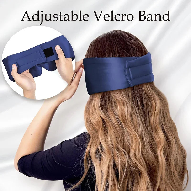 Silk Sleep Mask and Comfortable Eye Cover for Deep Sleep and Travel Relaxation - 10