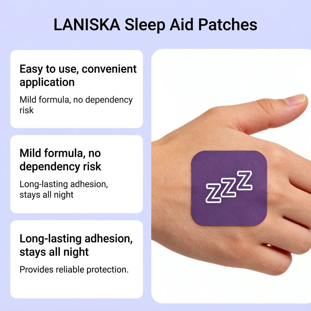 Sleep Aid Patches and Natural Insomnia Relief Strips for Restful Nights at Home - 6