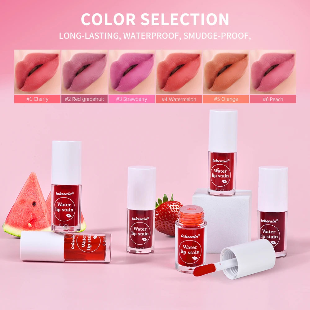 Water Lip Stain and Liquid Lipstick Tint for Long Lasting Daily Makeup Looks
