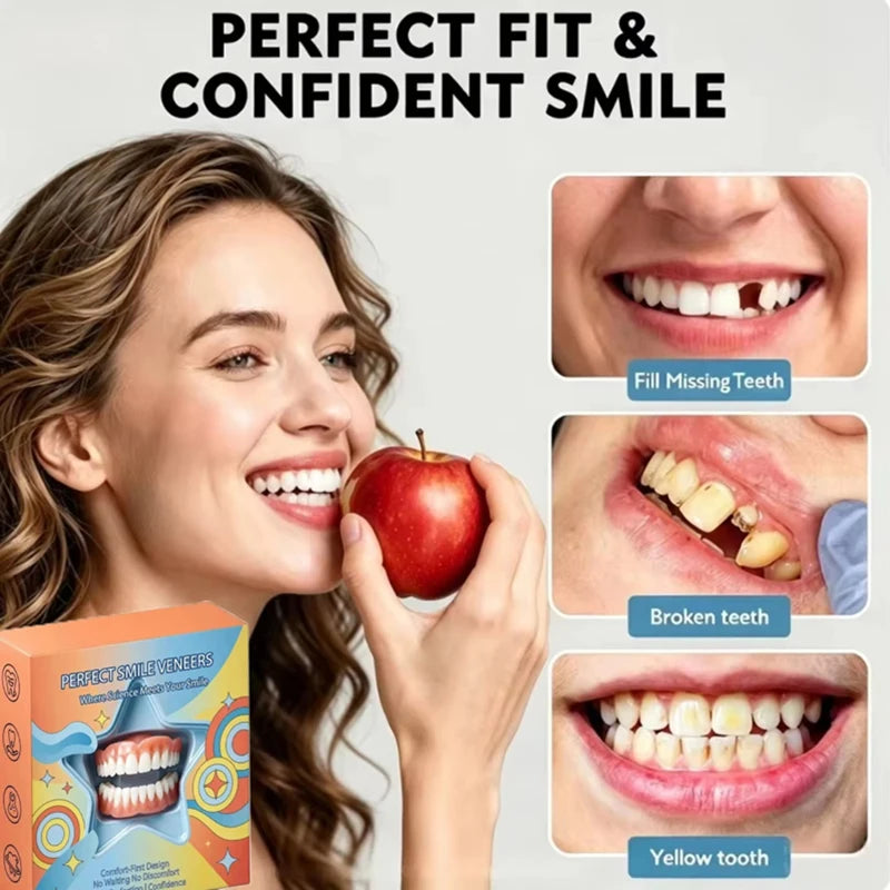 Silicone Simulation Dentures and Cosmetic Teeth for Daily Smile Enhancement - 2