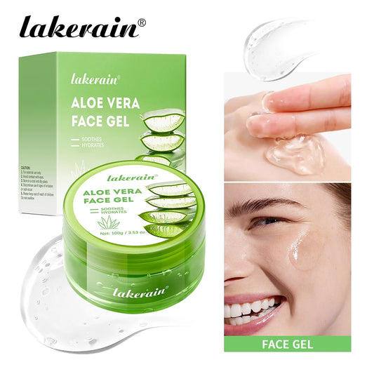Aloe Vera Gel and Hydrating Face Cream for Daily Skin Care and Deep Nourishment