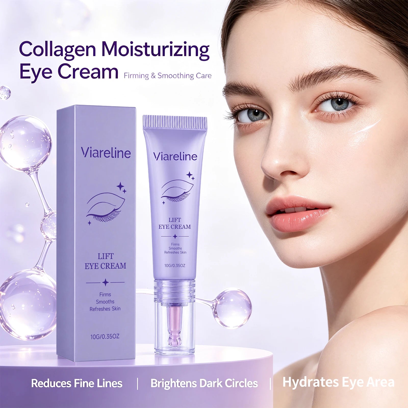 Lift Eye Cream and Firming Essence for Younger Looking Eyes and Daily Care - 4