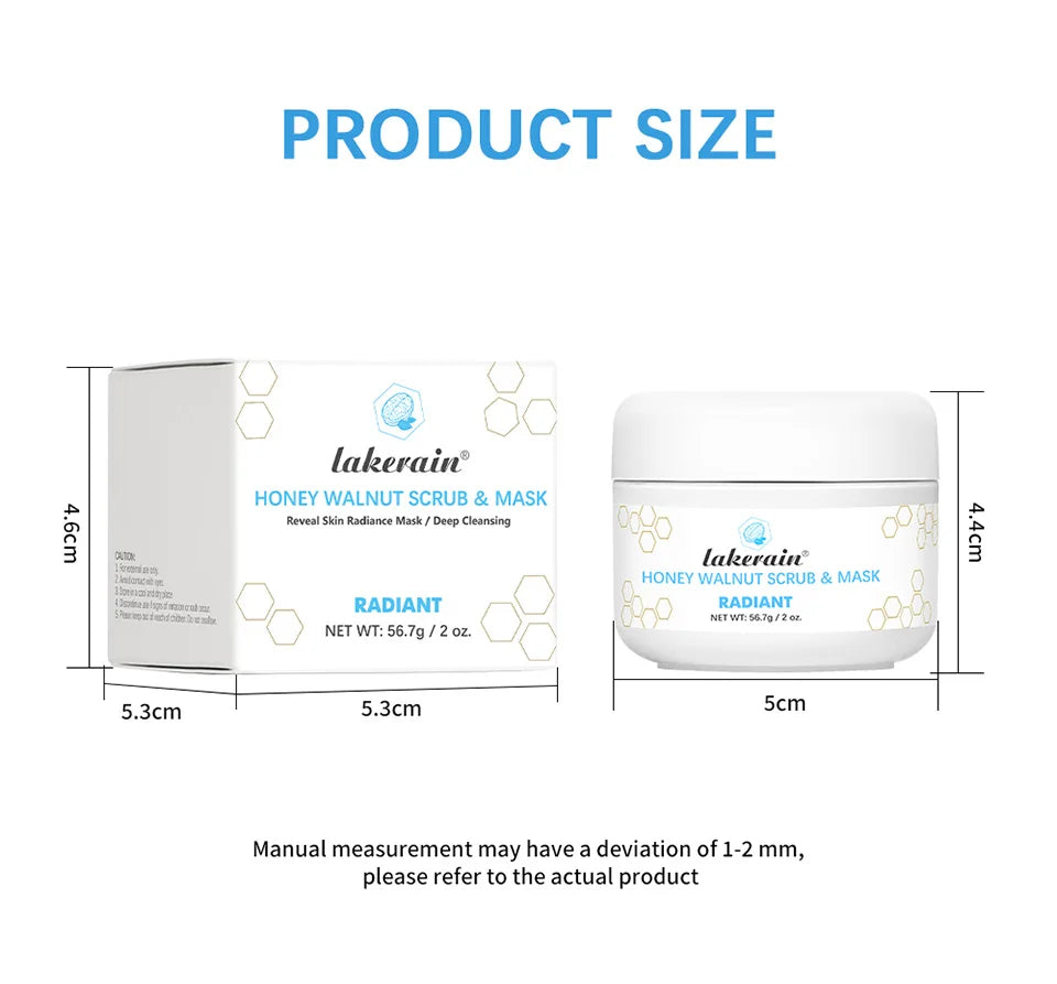 Honey Facial Scrub and Exfoliating Face Mask for Radiant Skin and Deep Cleansing - 14