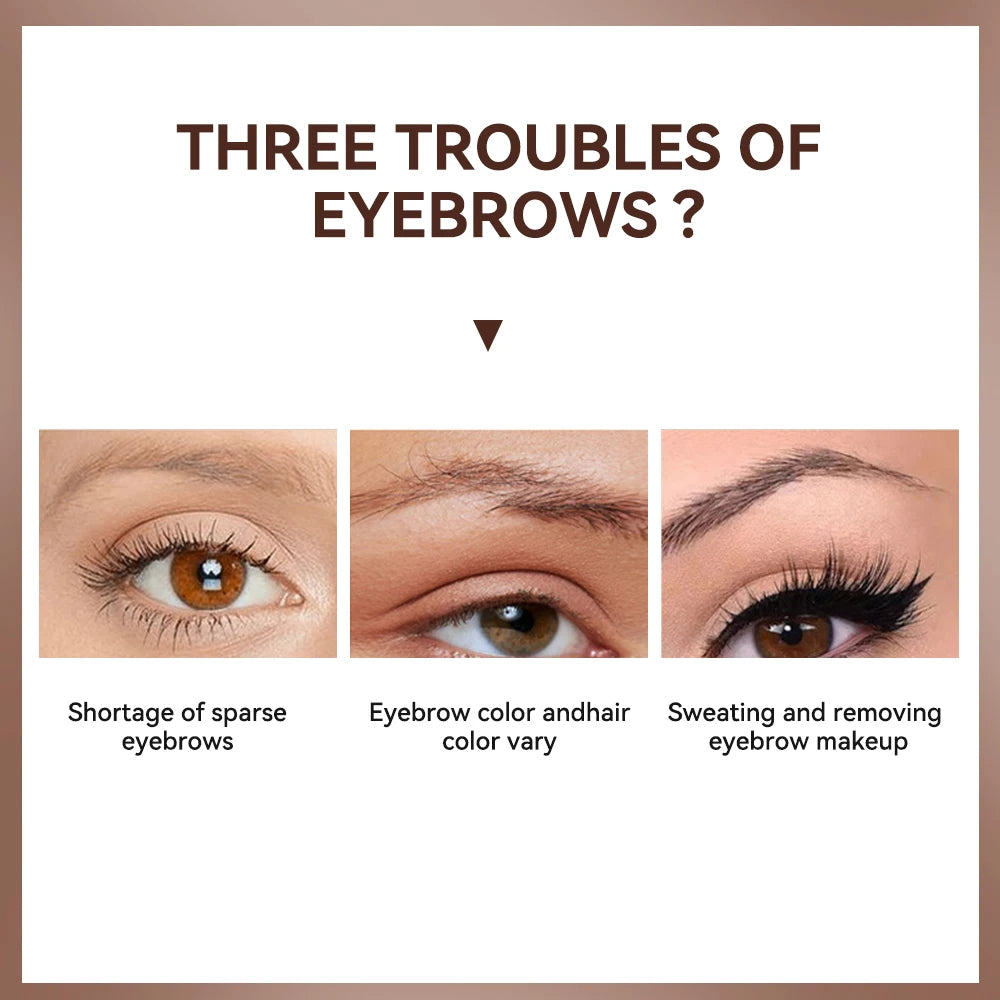 Waterproof Eyebrow Gel and Tinted Brow Enhancer for All Day Natural Looking Brows