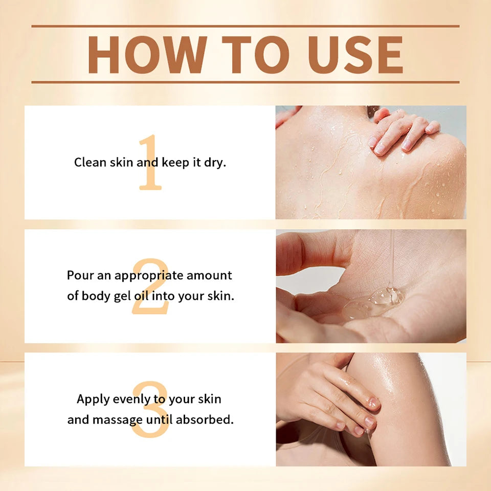 Radiant Body Gel Oil and Moisturizing Skin Treatment for Daily Glowing Skincare