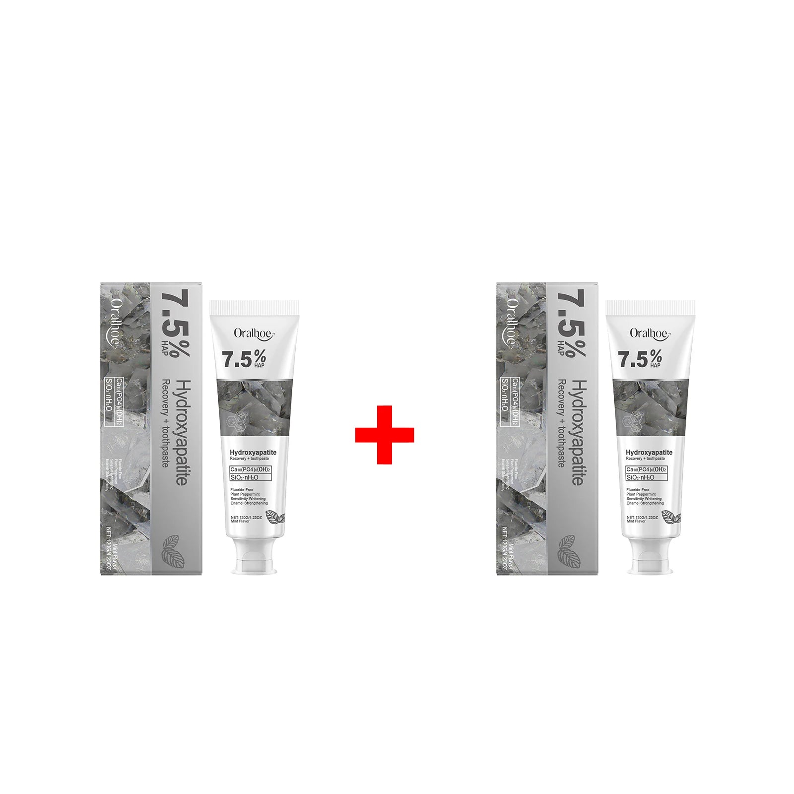 Hydroxyapatite Toothpaste and Enamel Repair Cream for Daily Whitening and Care - 20