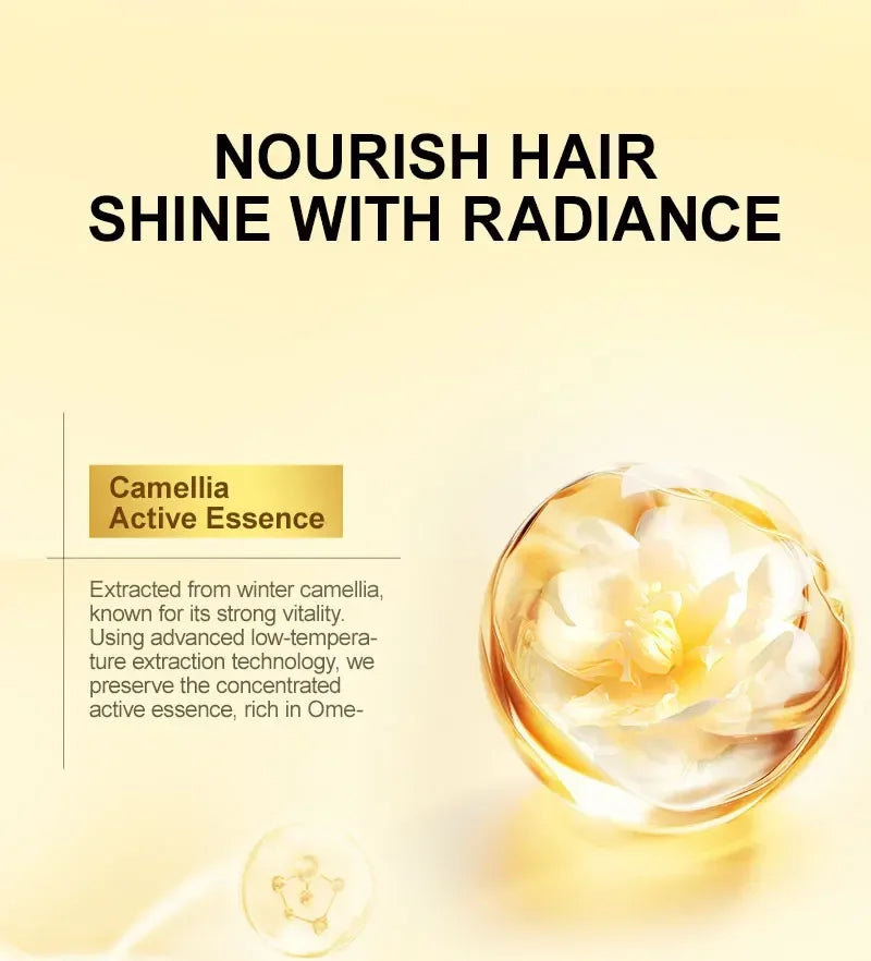 Morocco Hair Oil and Smoothing Serum for Dry Frizzy Hair Daily Repair Treatment
