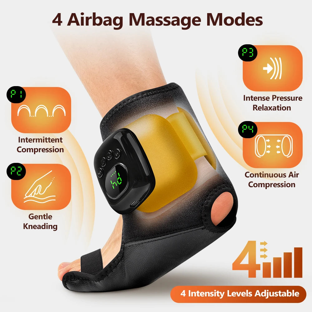 Cordless Wrist Massager and Heated Hand Wrap for Daily Relaxation and Muscle Relief