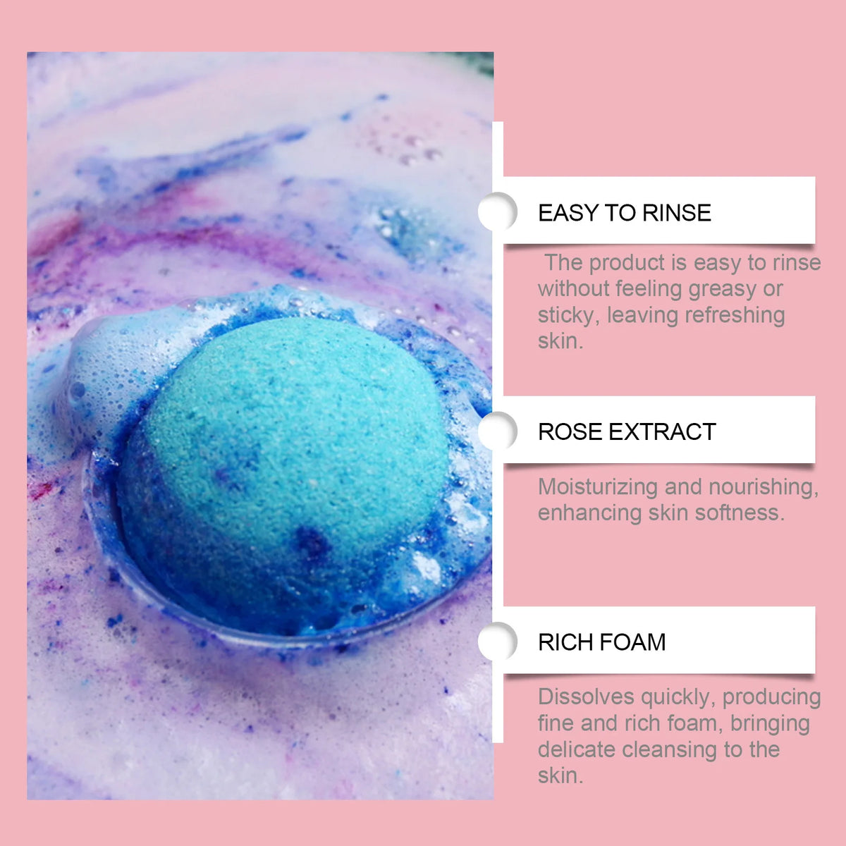 Bath Bombs and Fragrant Spa Balls for Deep Body Relaxation and Skin Care