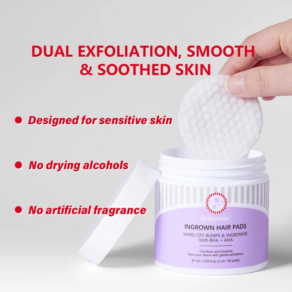 Ingrown Hair Pads and Razor Bump Treatment for Smooth Skin After Shaving - 8