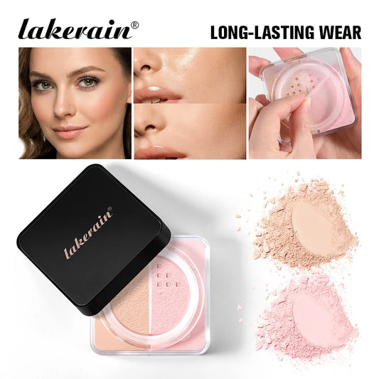 Color Correcting Setting Powder and Matte Finishing Loose Powder for Daily Wear