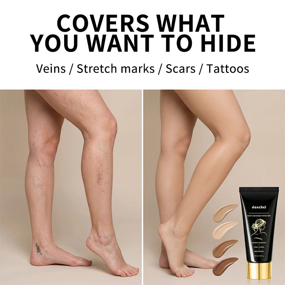 Body Coverage Perfector and Tattoo Concealer Cream for Flawless Smooth Skin - 13