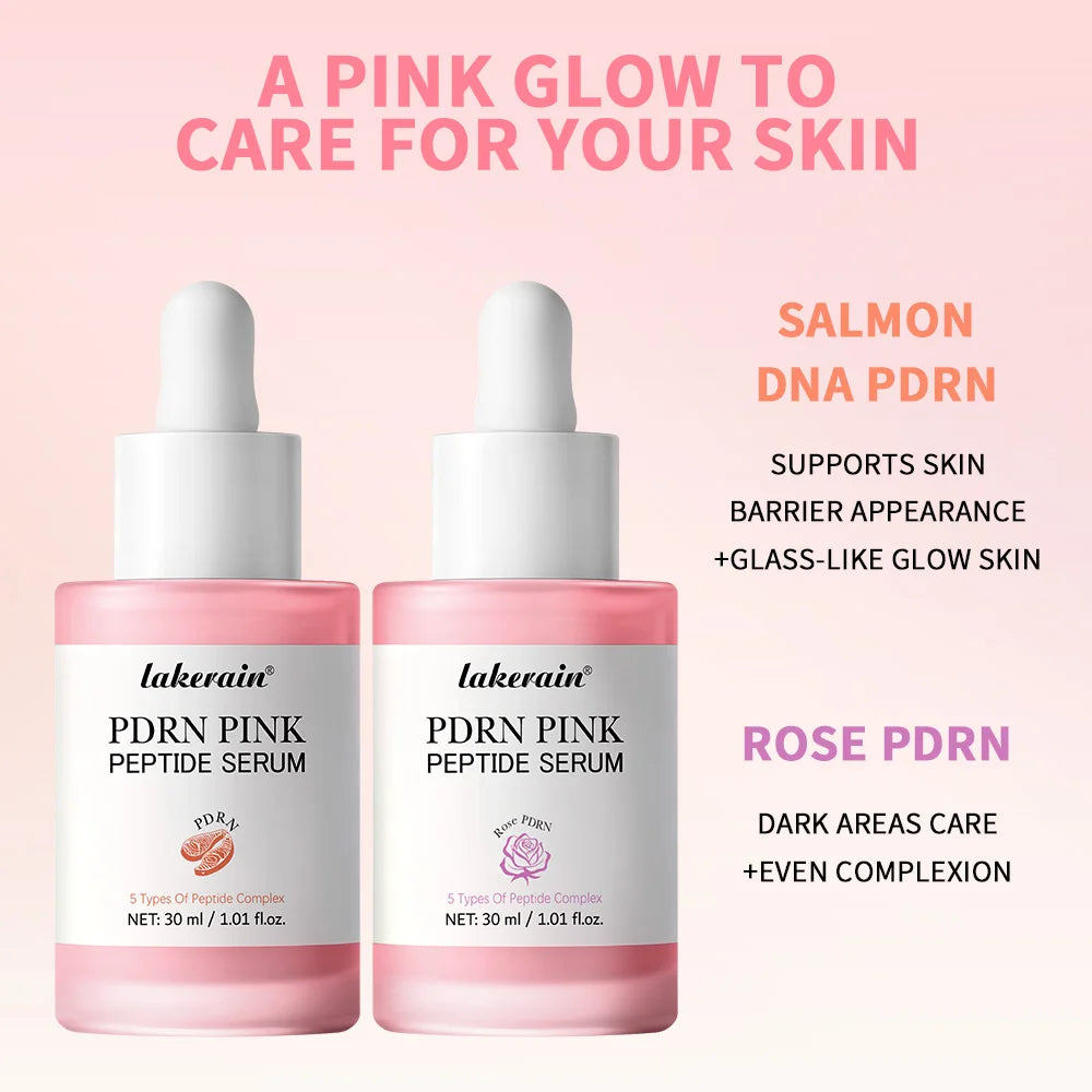 Salmon PDRN Peptide Serum and Collagen Volume Balm for Radiant Skin Care Routine