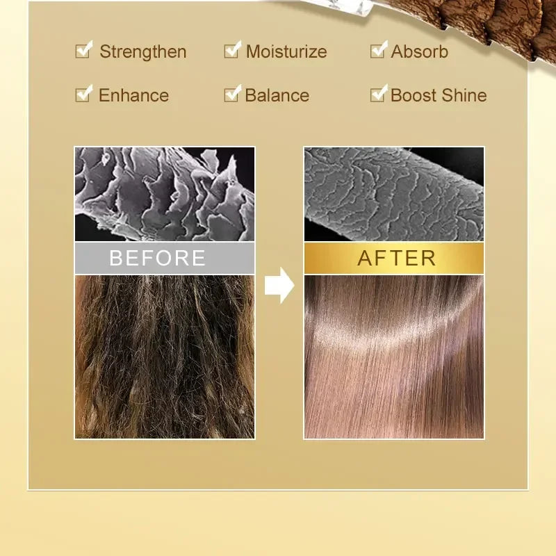 Morocco Hair Oil and Smoothing Serum for Dry Frizzy Hair Daily Repair Treatment - 13
