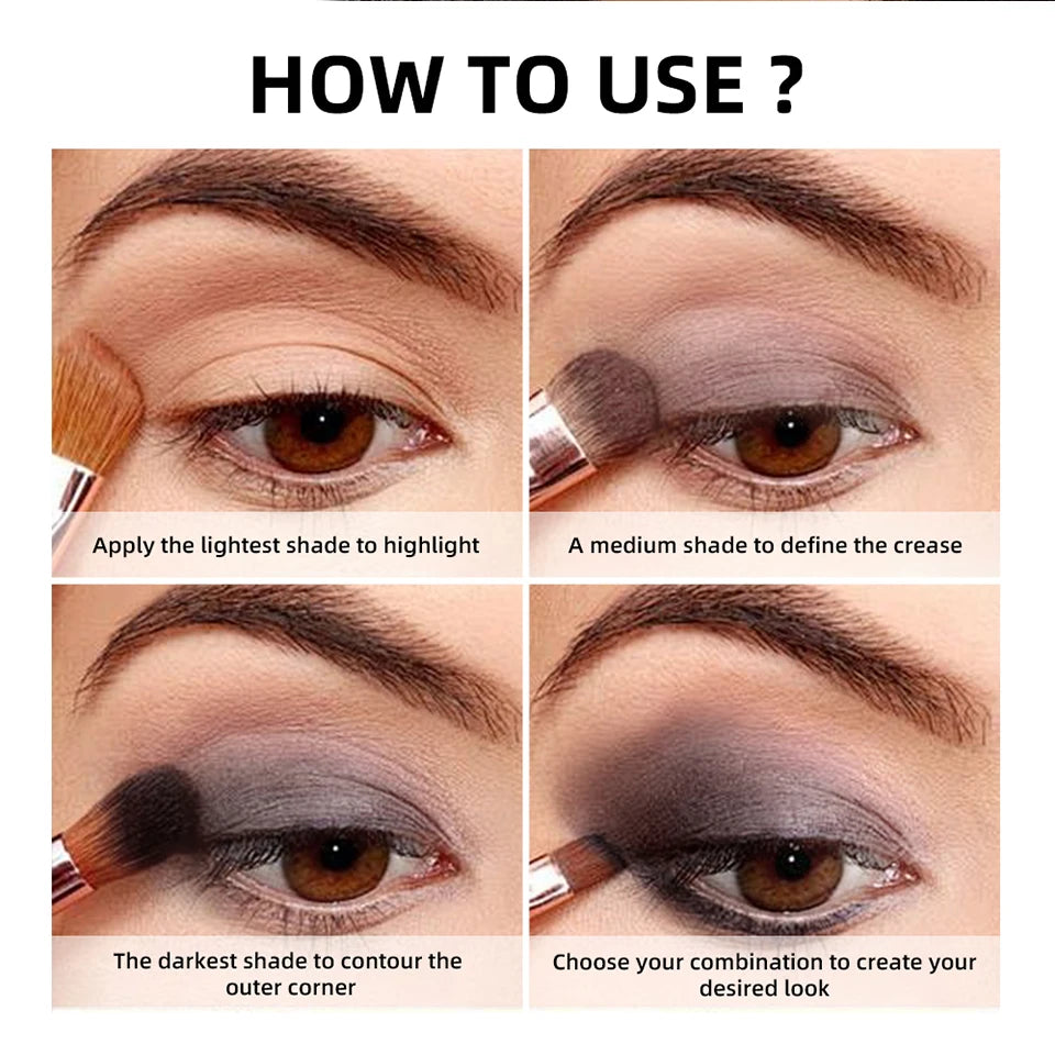 Eyeshadow Palette and Neutral Makeup Set for Everyday Looks and Party Wear