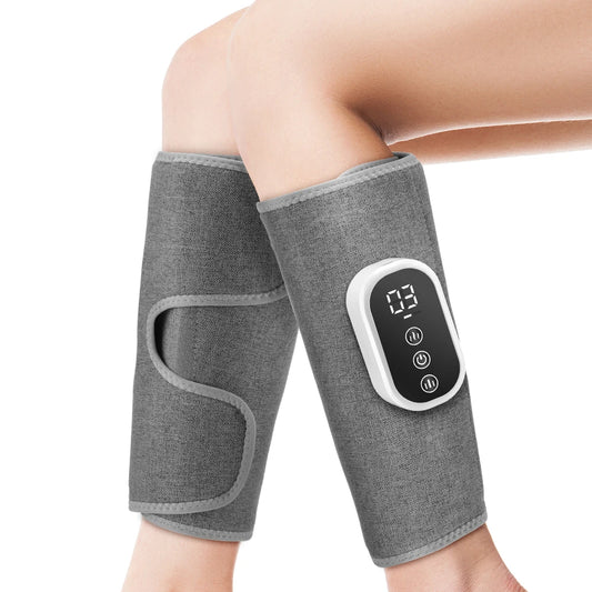 Electric Calf Massager and Leg Compression Wrap for Muscle Relief After Work