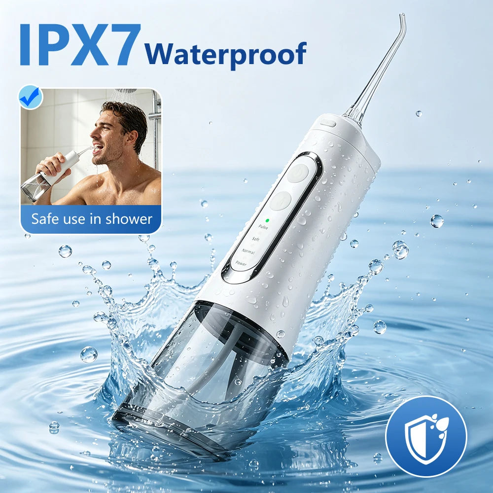 Water Dental Flosser and Oral Irrigator for Braces and Deep Teeth Cleaning Routine