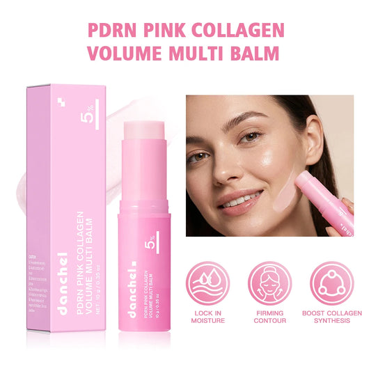 Collagen Multi Balm Stick and Hydrating Face Moisturizer for Daily Skin Care