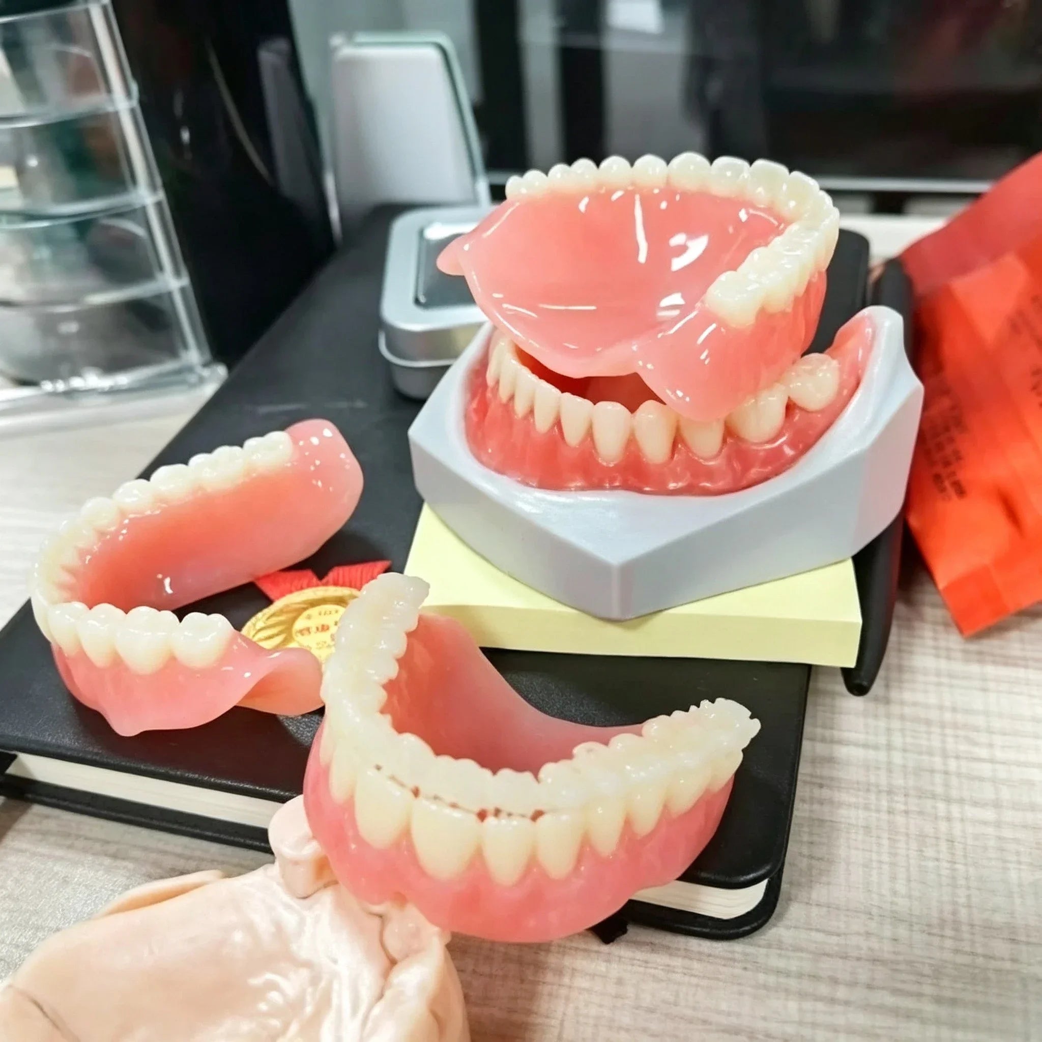Full Mouth Silicone Dentures and False Teeth Set for Adults Seeking Comfort - 1