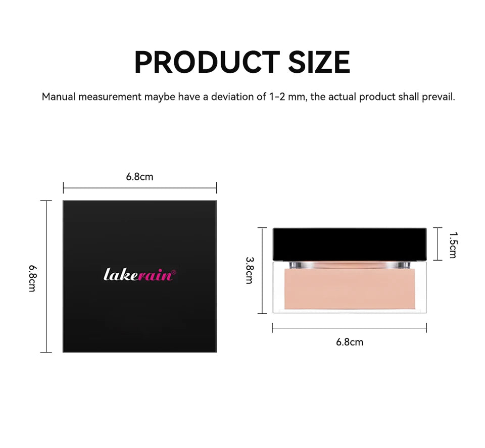 Matte Loose Baking Powder and Finishing Dust for Daily Makeup Oil Control