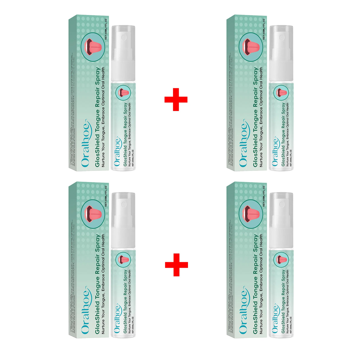 Tongue Repair Spray and Mouth Freshener for Daily Oral Care and Bad Breath