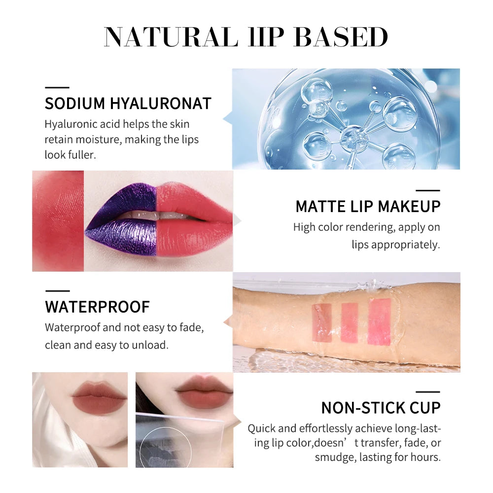 Peel off Lip Stain and Waterproof Lip Tint for Long Lasting Daily Makeup