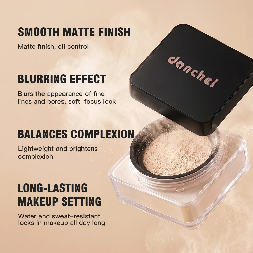 Loose Baking Setting Powder and Face Finishing Makeup for Long Lasting Matte Looks