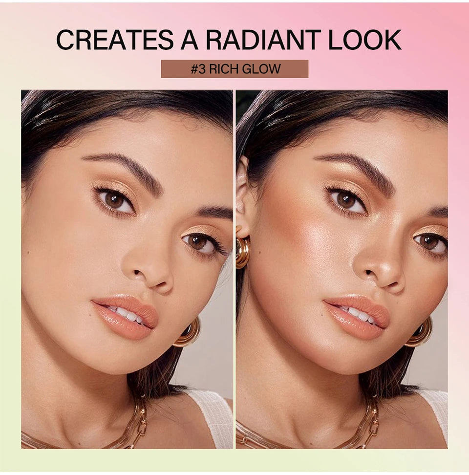 Contour Bronzer Stick and Face Sculpting Makeup for Daily Glowing Complexion - 10