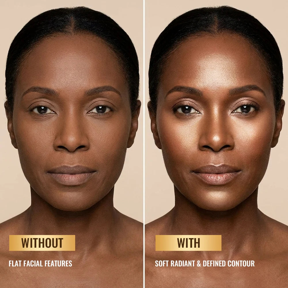 Highlighting Eye and Cheek Palette and Shimmer Makeup Kit for Radiant Daily Looks - 5