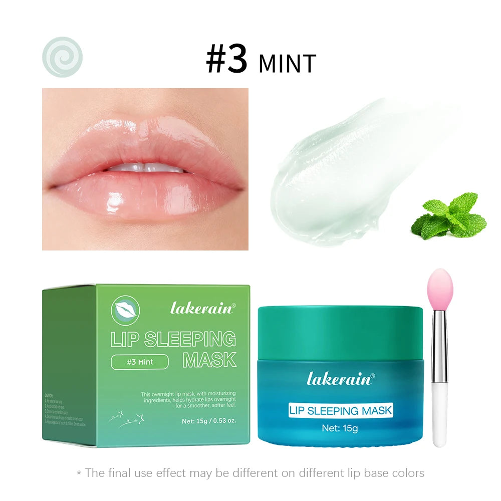 Lip Sleeping Mask and Hydrating Lip Balm for Dry Cracked Lips Overnight Repair