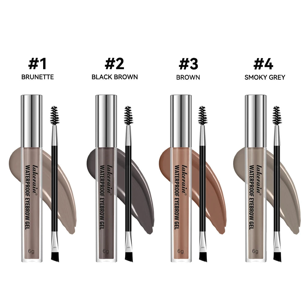 Waterproof Eyebrow Gel and Tinted Brow Enhancer for All Day Natural Looking Brows