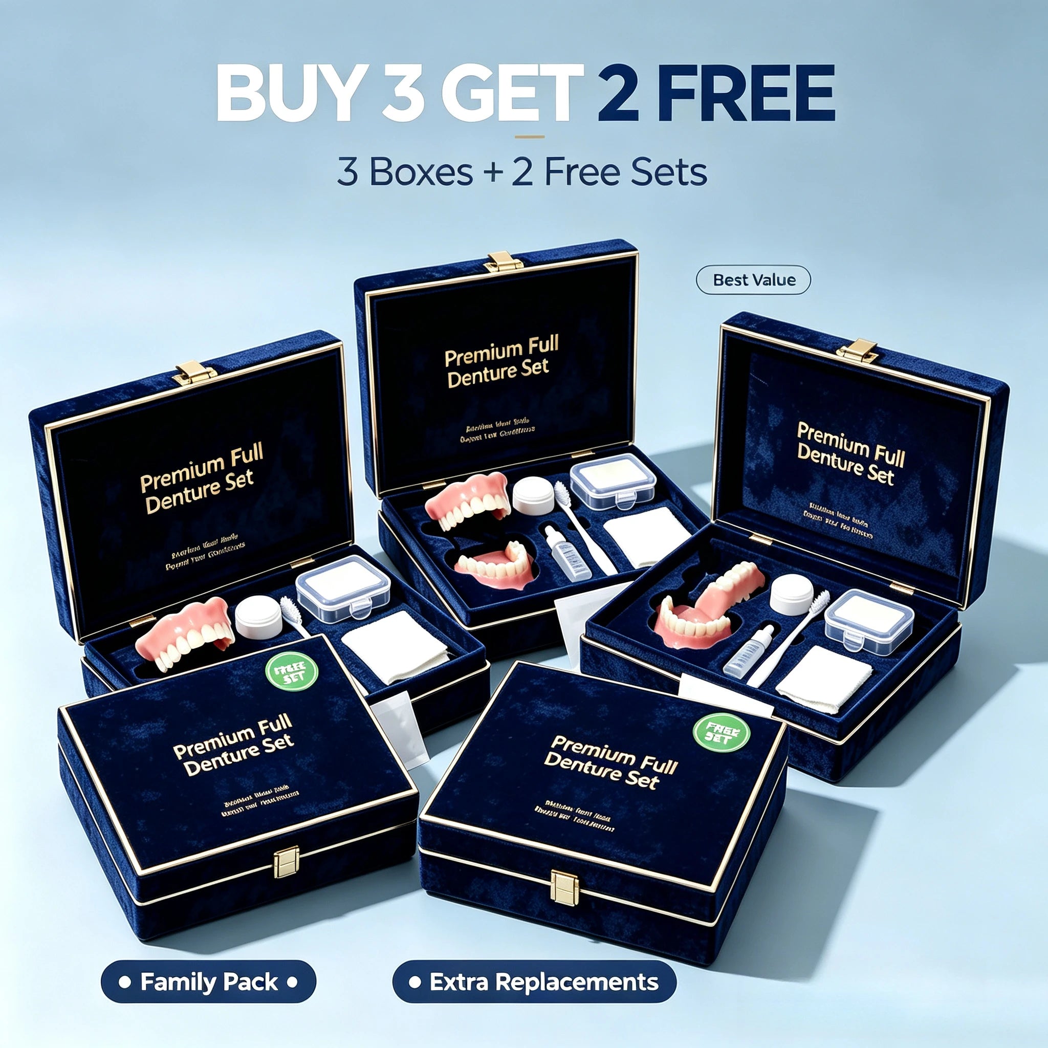Comfort Silicone False Teeth and Cosmetic Smile Veneers for Daily Confidence - 15