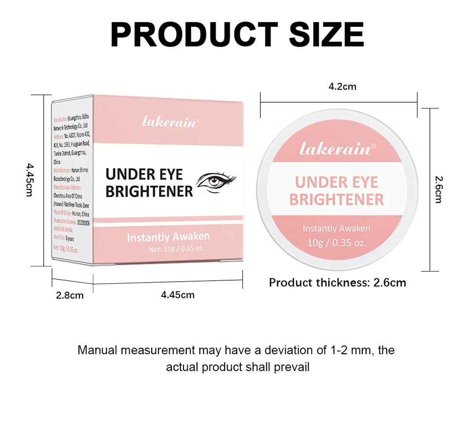 Under Eye Brightener and Dark Circle Corrector for Natural Daily Makeup Looks