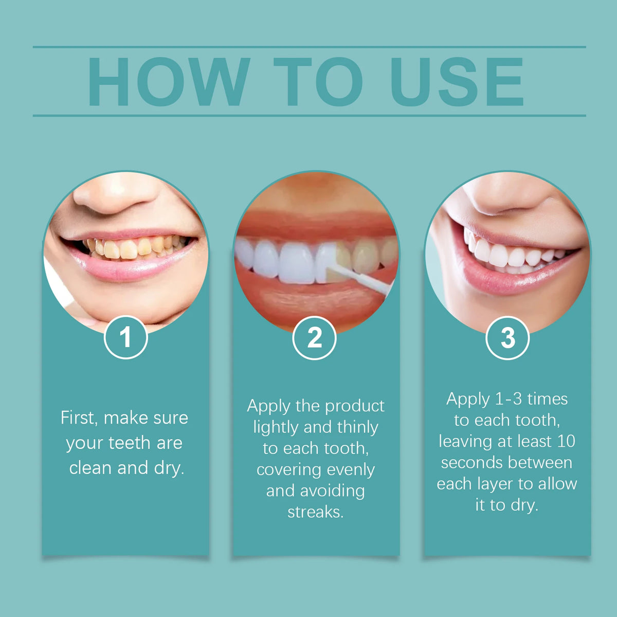 Teeth Whitening Paint and Dental Brightener Gel for a Brighter Confident Smile