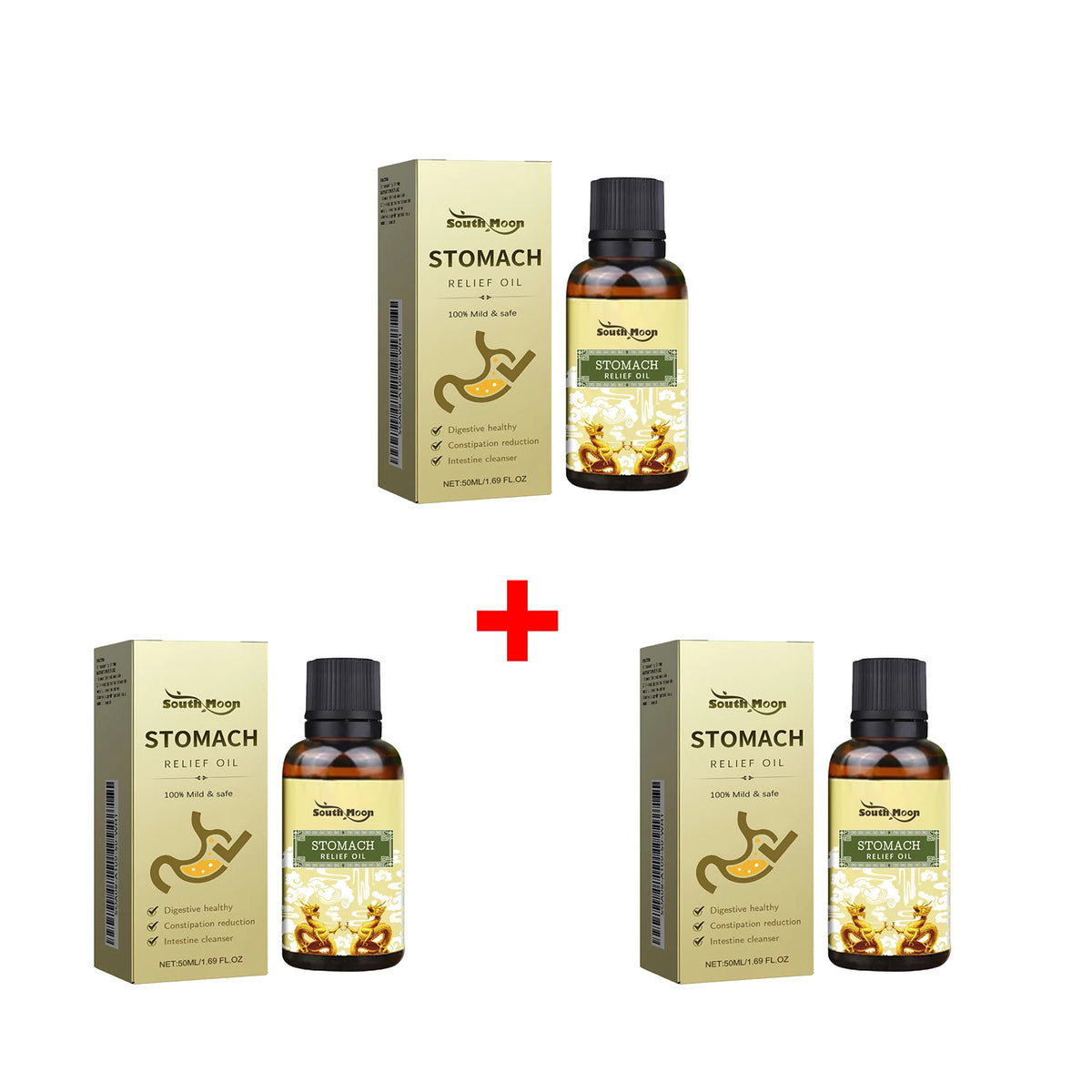 Stomach Relief Oil and Constipation Massage Oil for Daily Abdominal Skin Comfort