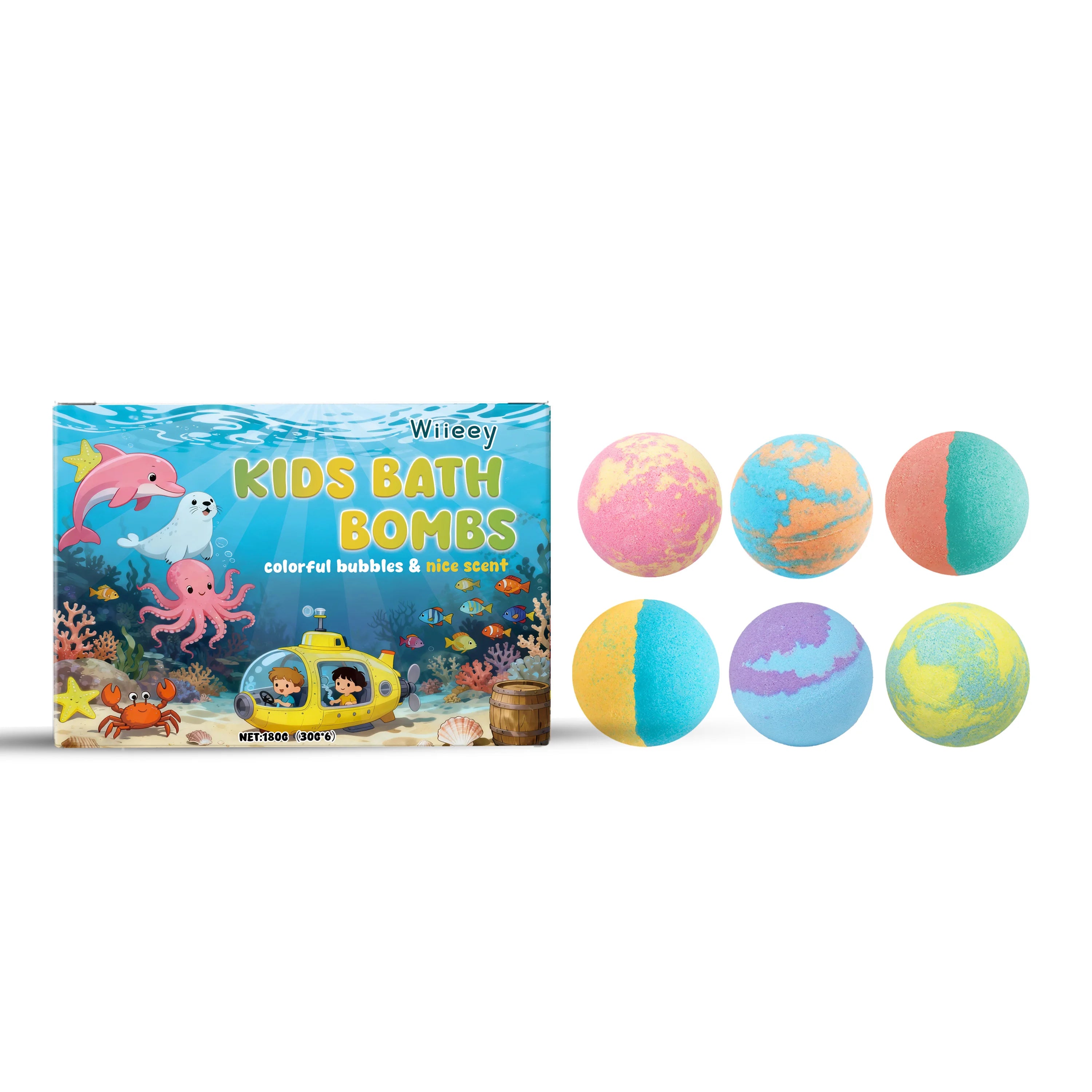 Kids Bath Bombs and Fizzy Bubble Balls for Joyful Bathing Time and Gift Sets - 14