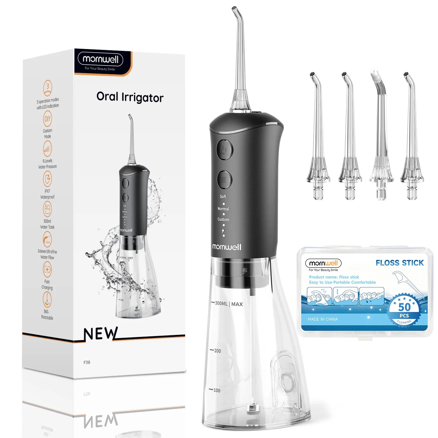 Portable Water Flosser and Dental Oral Irrigator for Daily Teeth Cleaning - 16